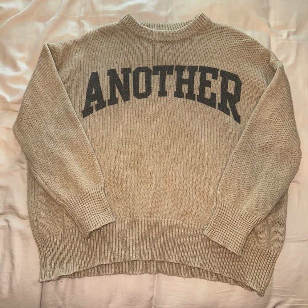 Thick Oversized Graphic Sweater